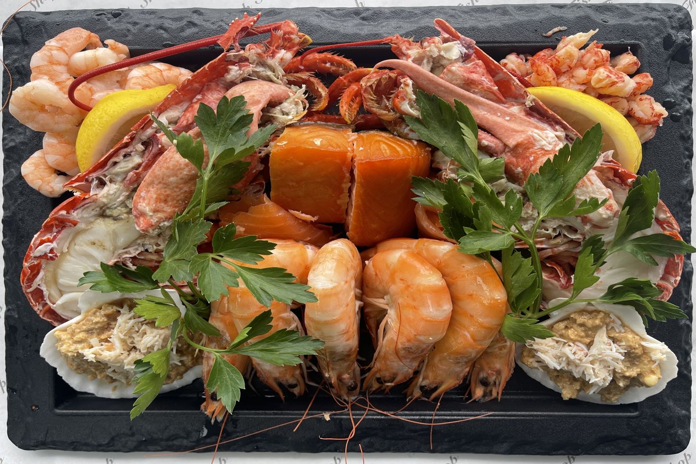 Lobster platter valentine