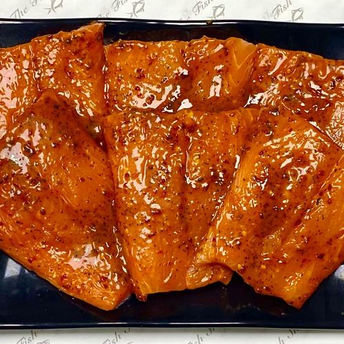 BBQ Chilli, Ginger & Lemon Salmon
