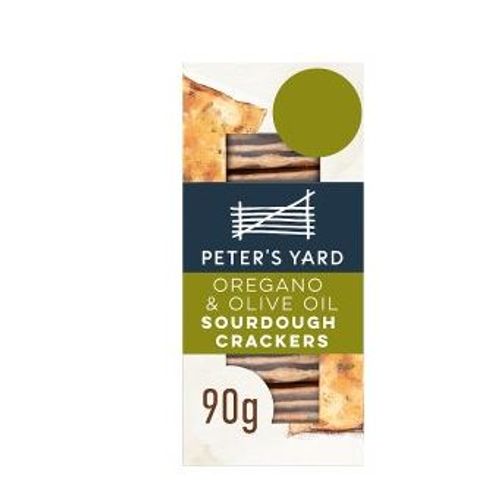 Oregano & Olive oil Sourdough Crackers