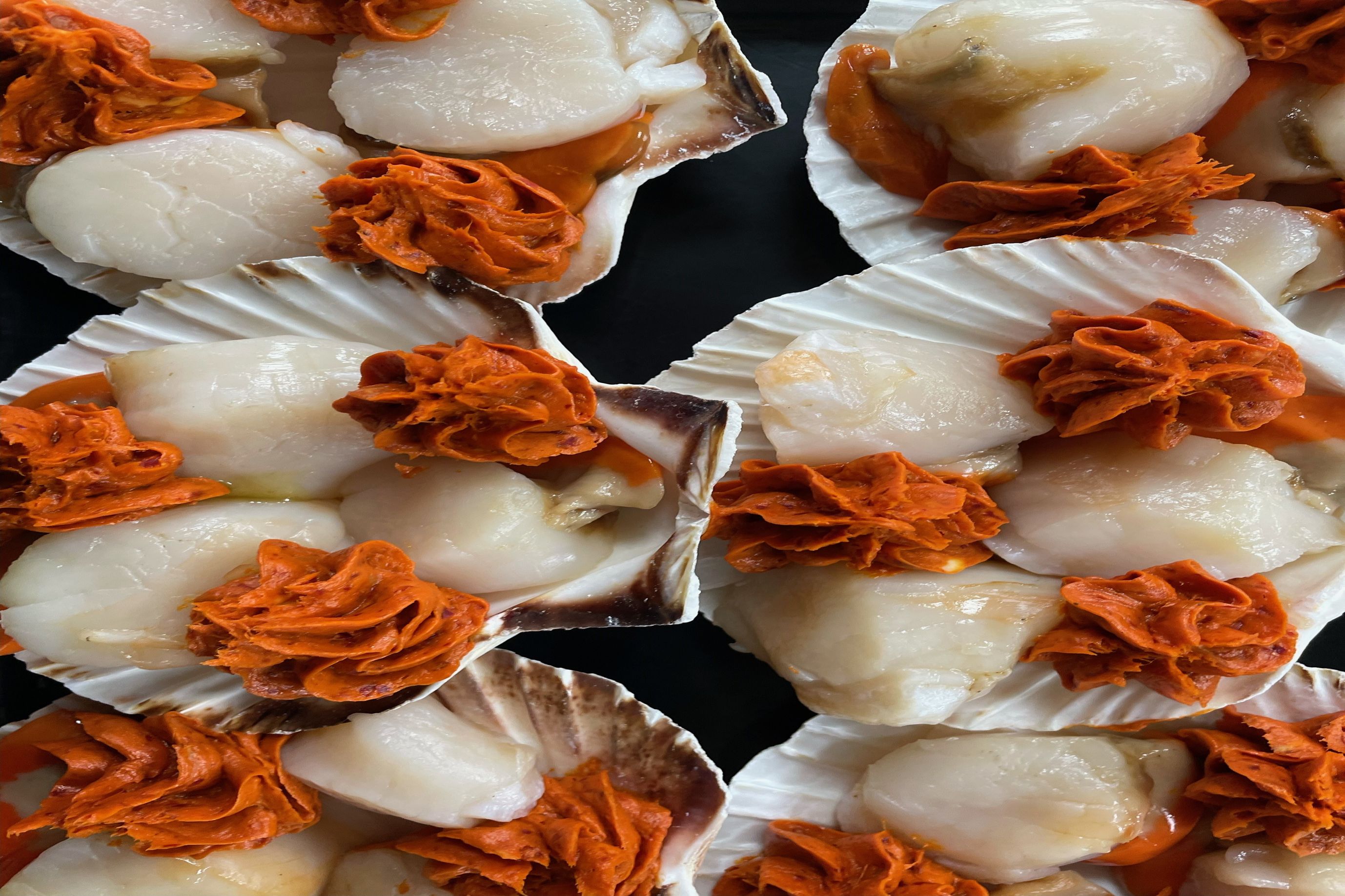 Scallops with 'Nduja Butter