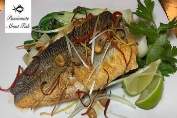 Sea Bass With Crispy Ginger and Garlic