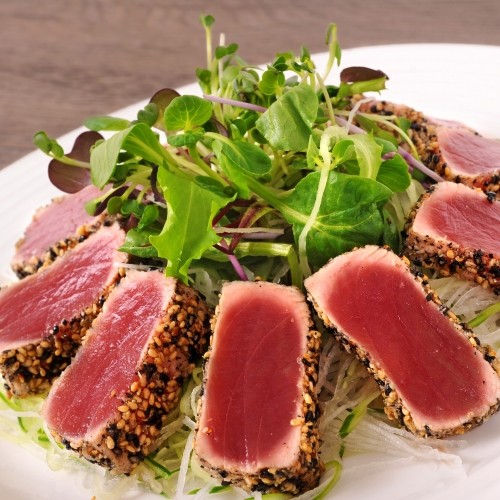 Sesame Coated Tuna Steak