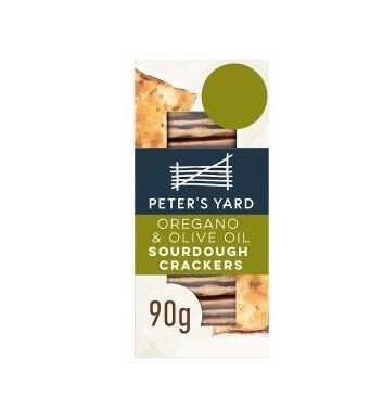 Oregano & Olive oil Sourdough Crackers