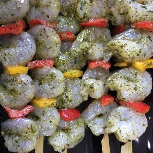 Prawn Kebab - Garlic & Herb