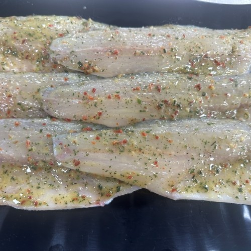 Marinated Bass Fillets