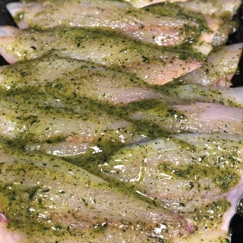 Marinated Bream Fillets