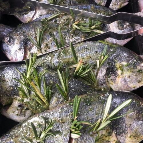 Marinated Whole Bream